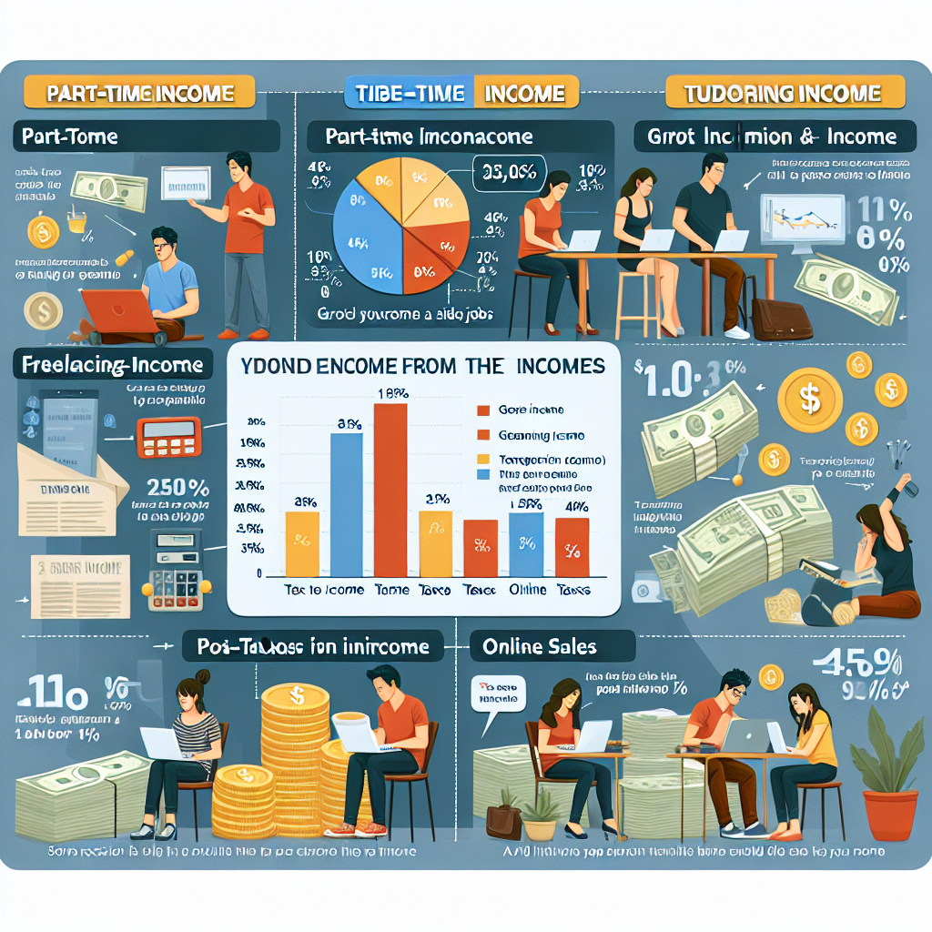 副業による所得の種類と税金の計算