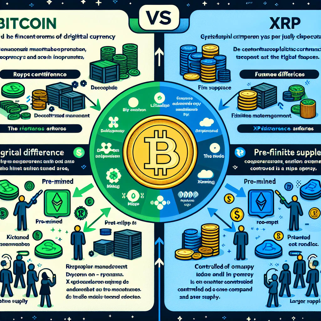 XRPとビットコインの基本的な違い