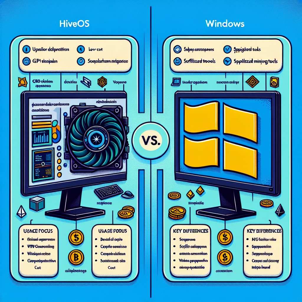HiveOSとWindowsの基本的な違い