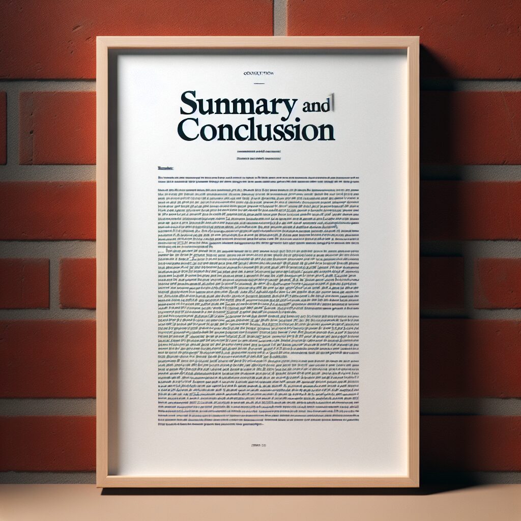 - まとめと結論