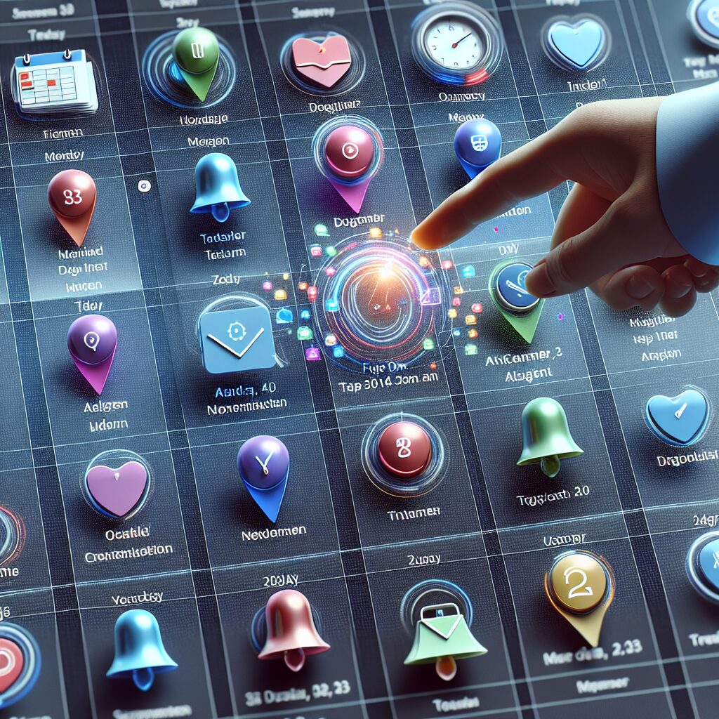 カレンダーを活用した通知システム