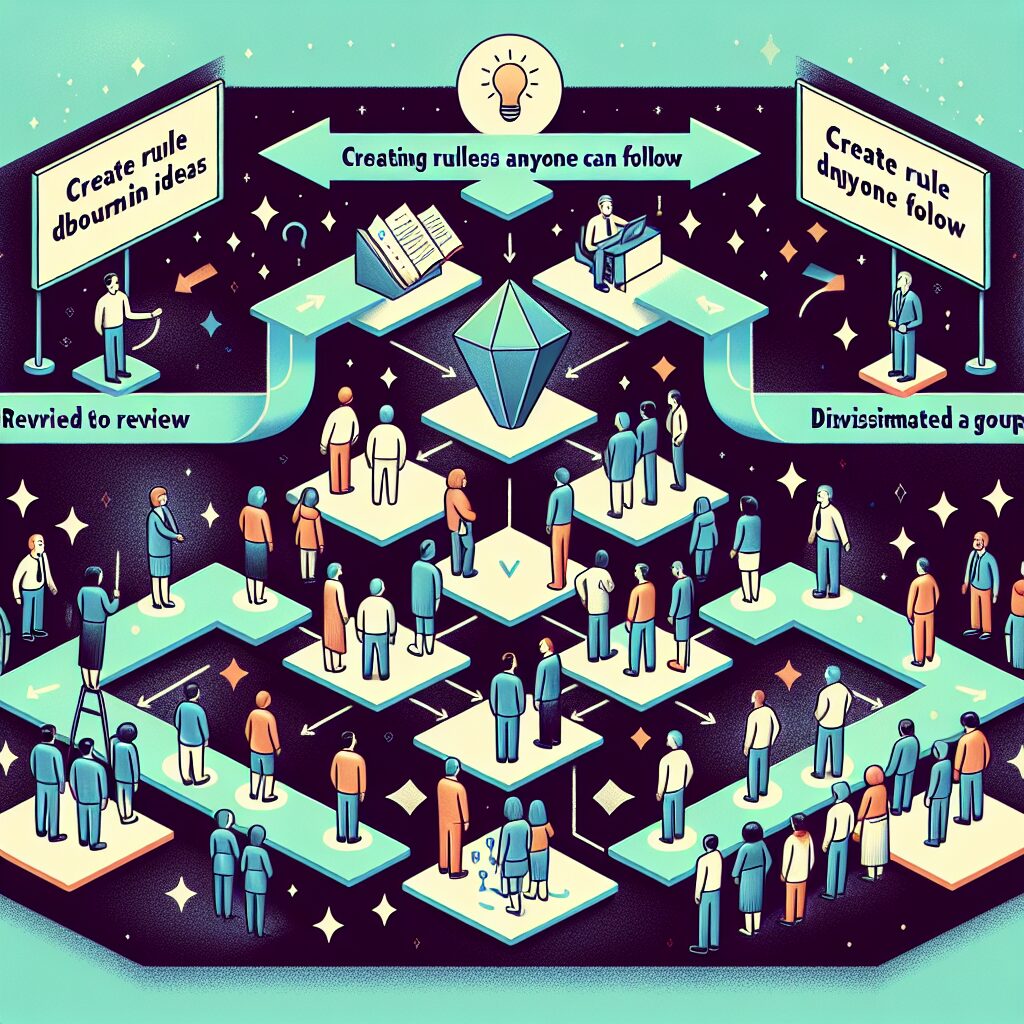 誰でも守れるルールの作成手順