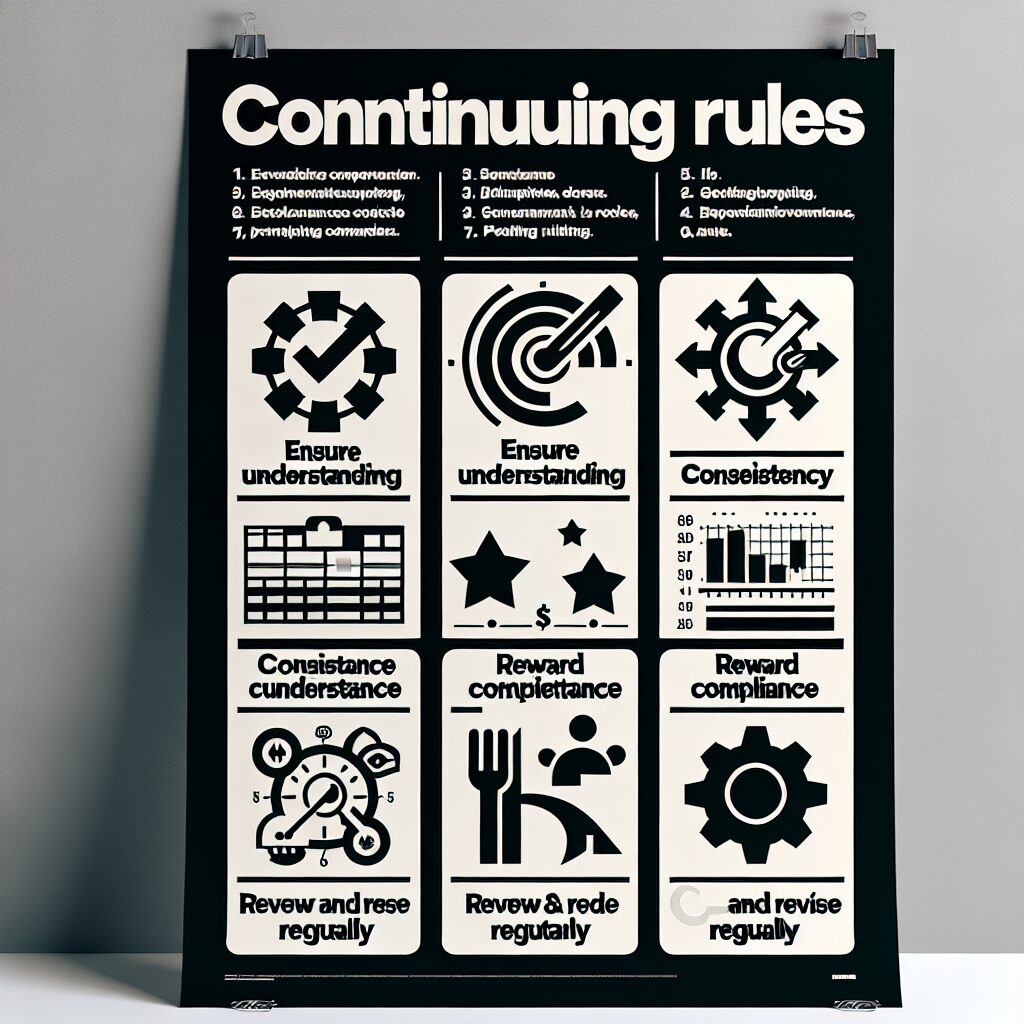 マイルールを続けるためのヒント