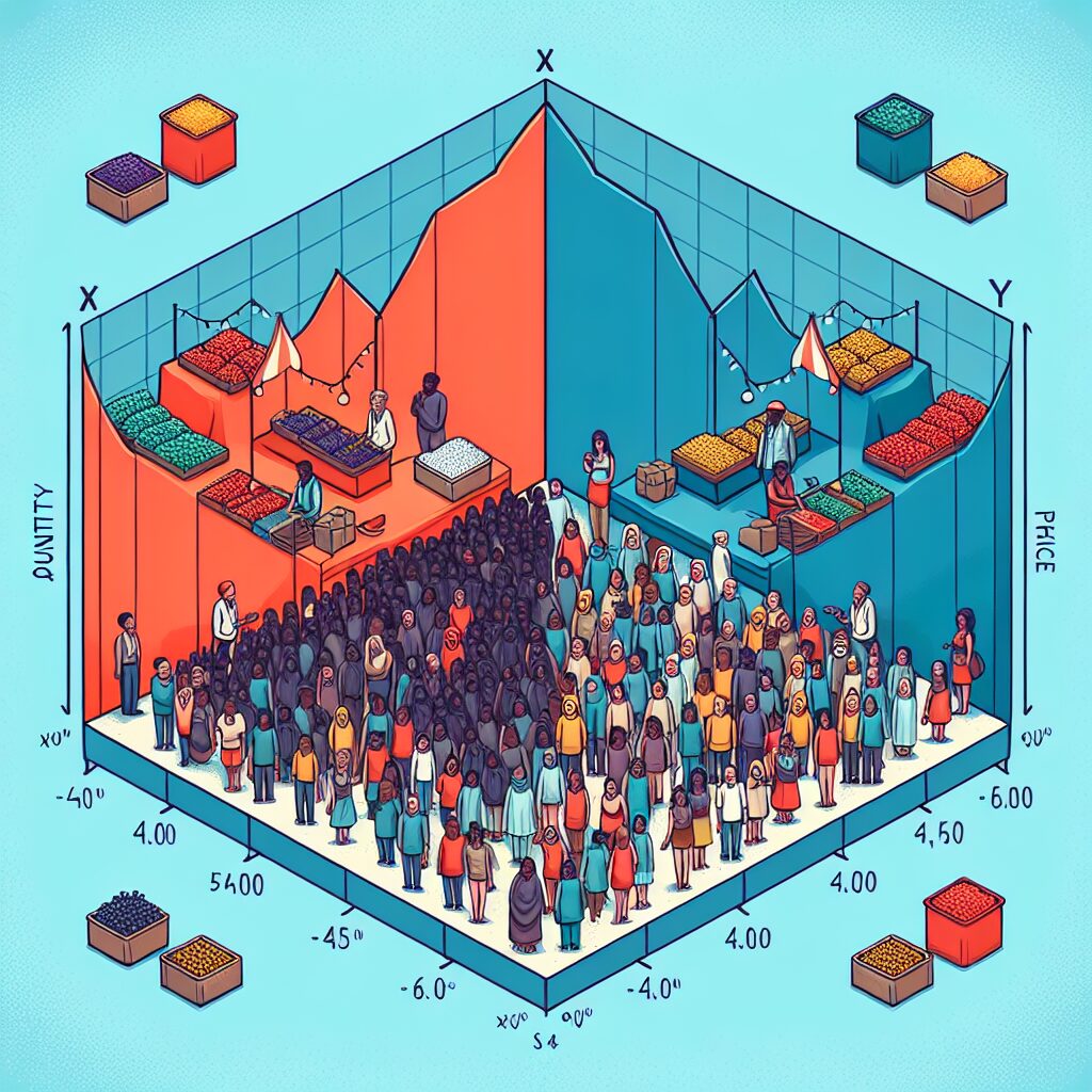 市場の需要と供給の影響