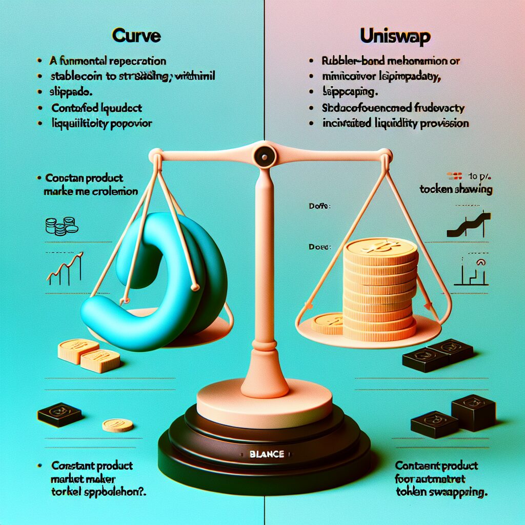 CurveとUniswapの基本概要