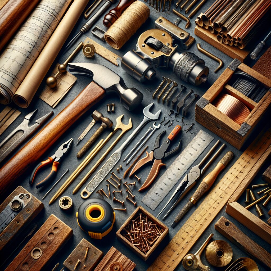 必要な素材と道具