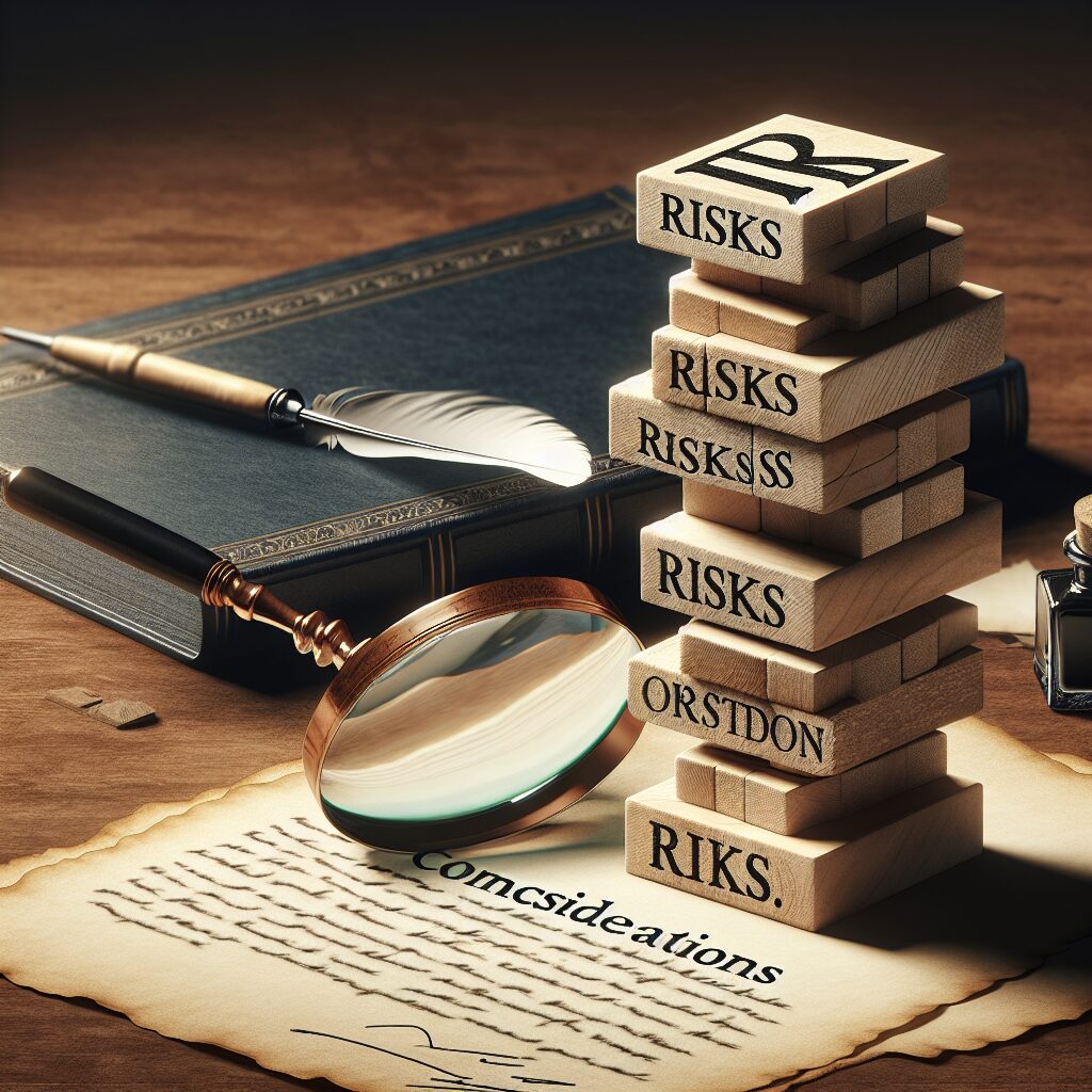 - リスクと注意点