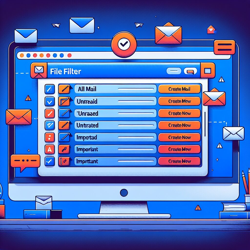 メールフィルタリングの設定