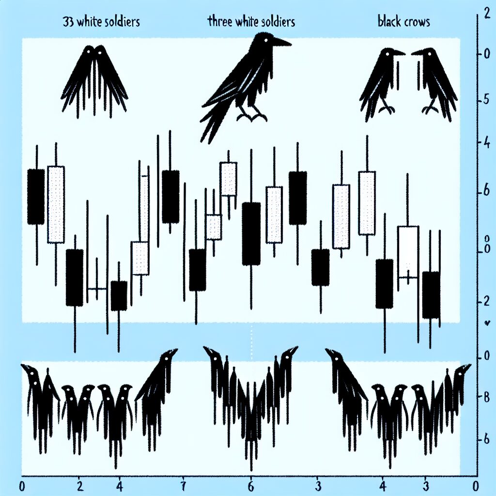 - 赤三兵と黒三兵の基本的な特徴