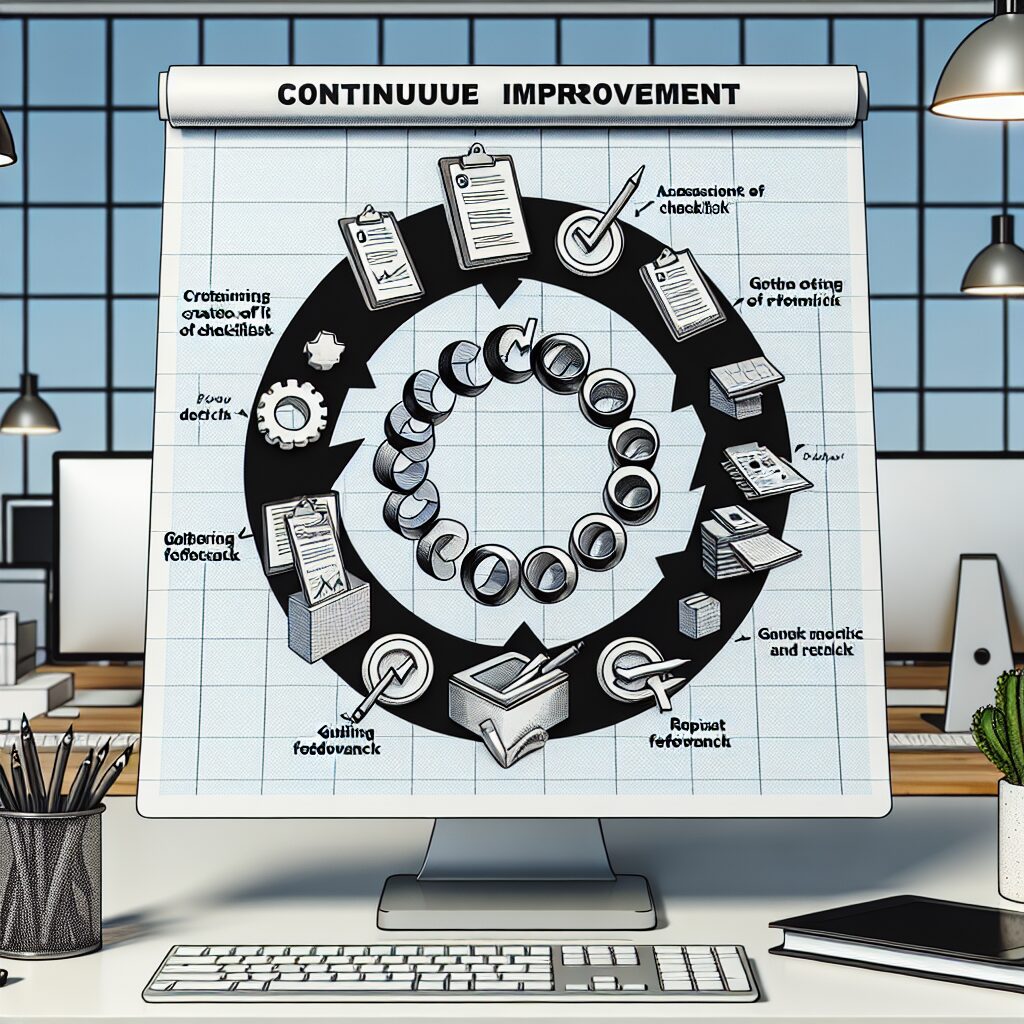 チェックリストの継続的な改善方法