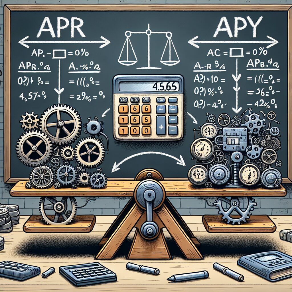- APRとAPYの計算方法の違い